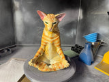 Custom 3D Printed Pet Sculpture- Hand Painted